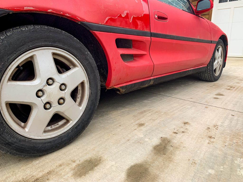 1993 Toyota MR2 Red body