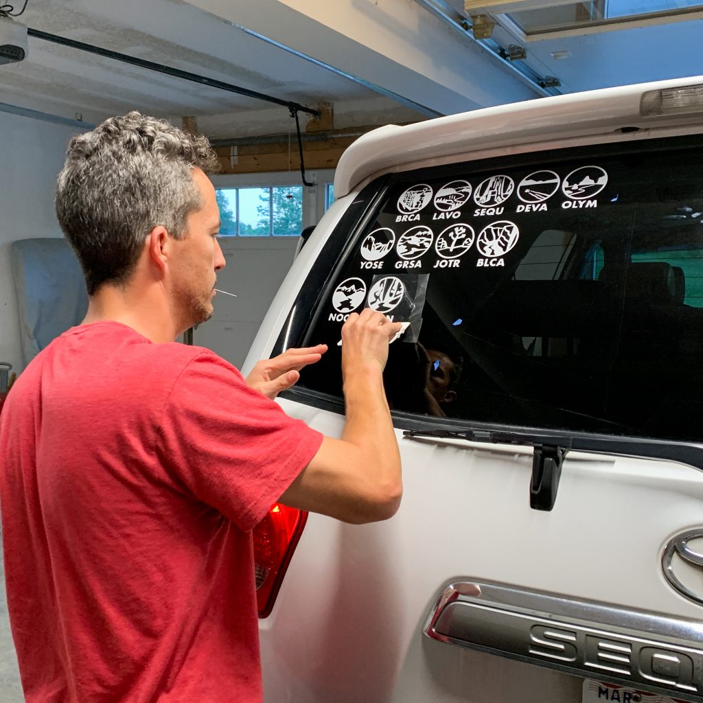 National Park logo vehicle decals